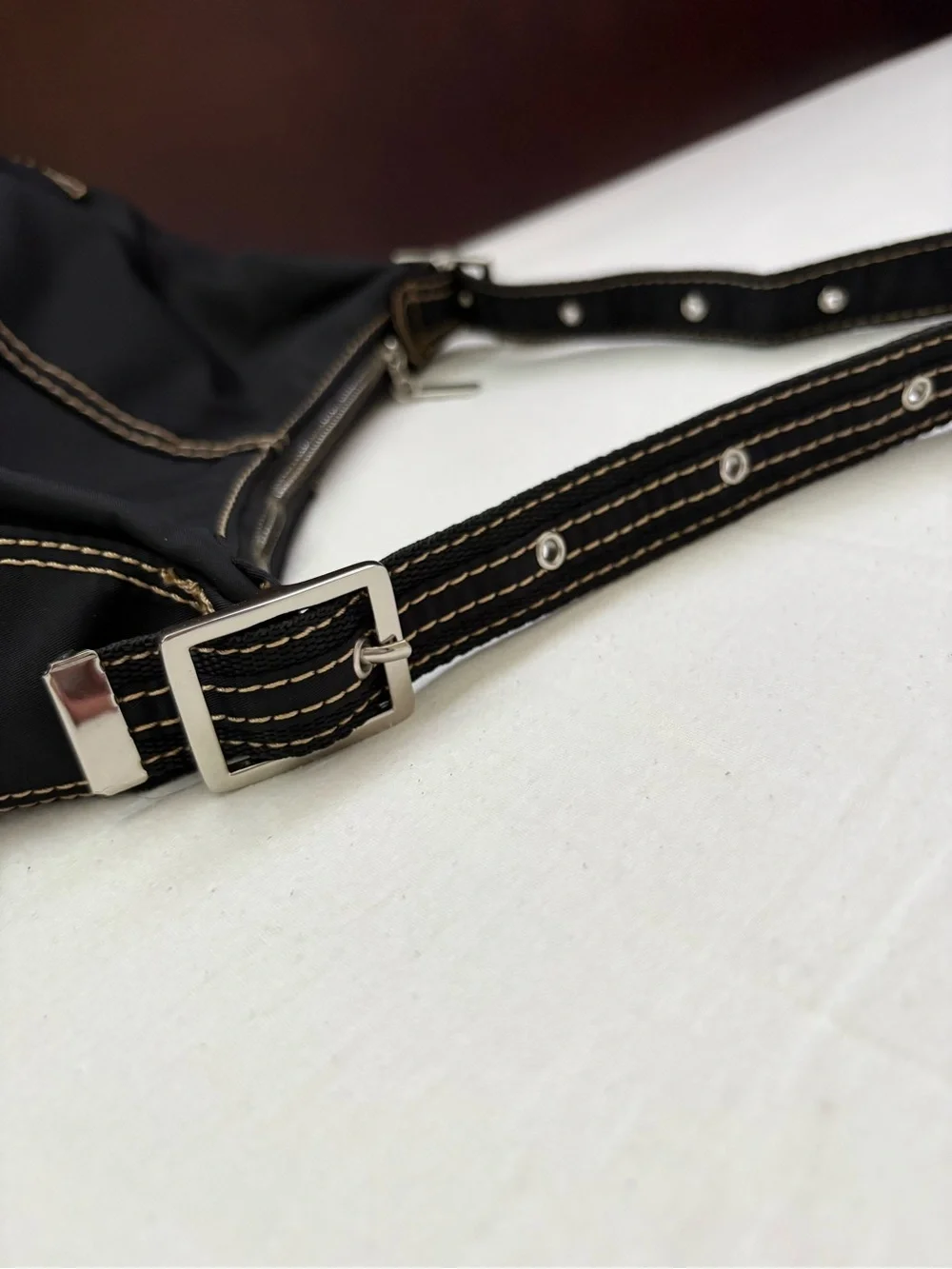 Nina Black Hobo Bag